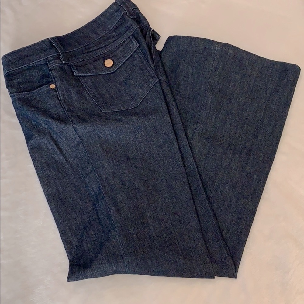 NWOT KORS Michael Kors Dark wash Wide Leg Jeans
